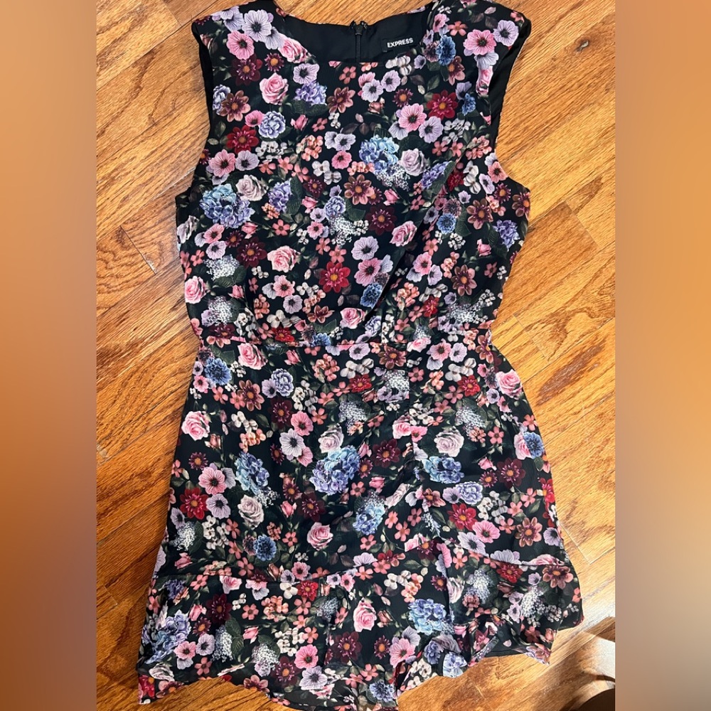 Express Floral Mini Dress